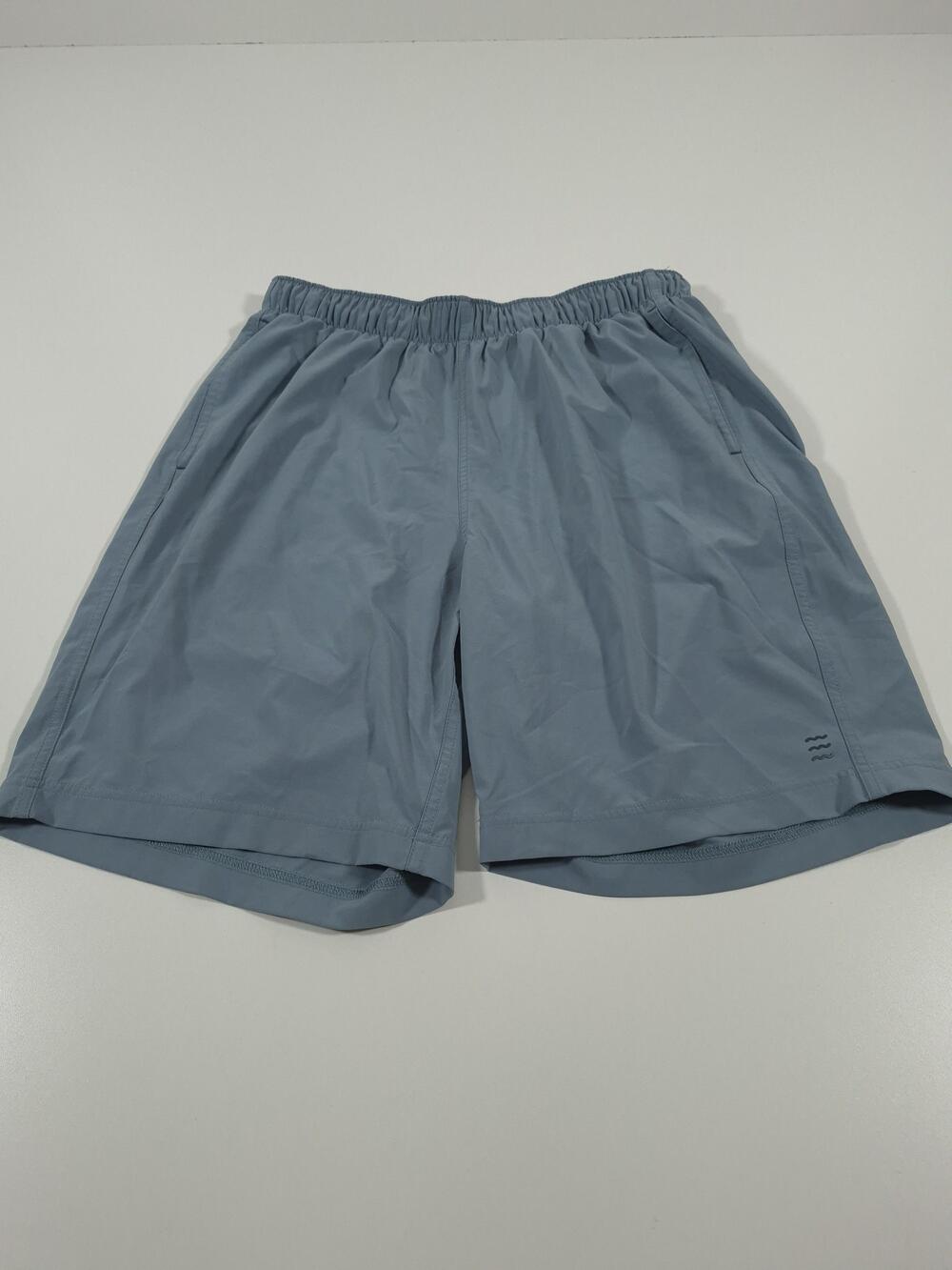 Free Fly Shorts Mens Medium Blue 8 Inseam Athletic Running Gym Lightweight